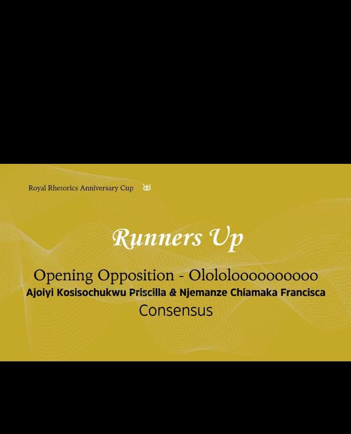 GOUNIDC Shines at Royal Rhetorics Anniversary Cup