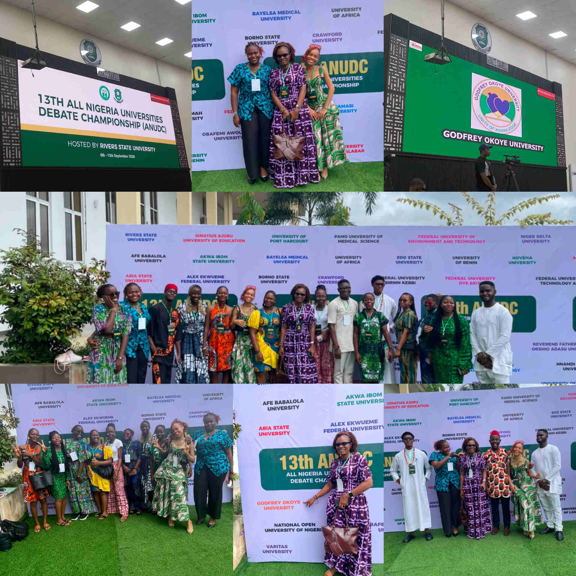 Godfrey Okoye University proudly takes the stage at ANUDC 2026 in Rivers State University