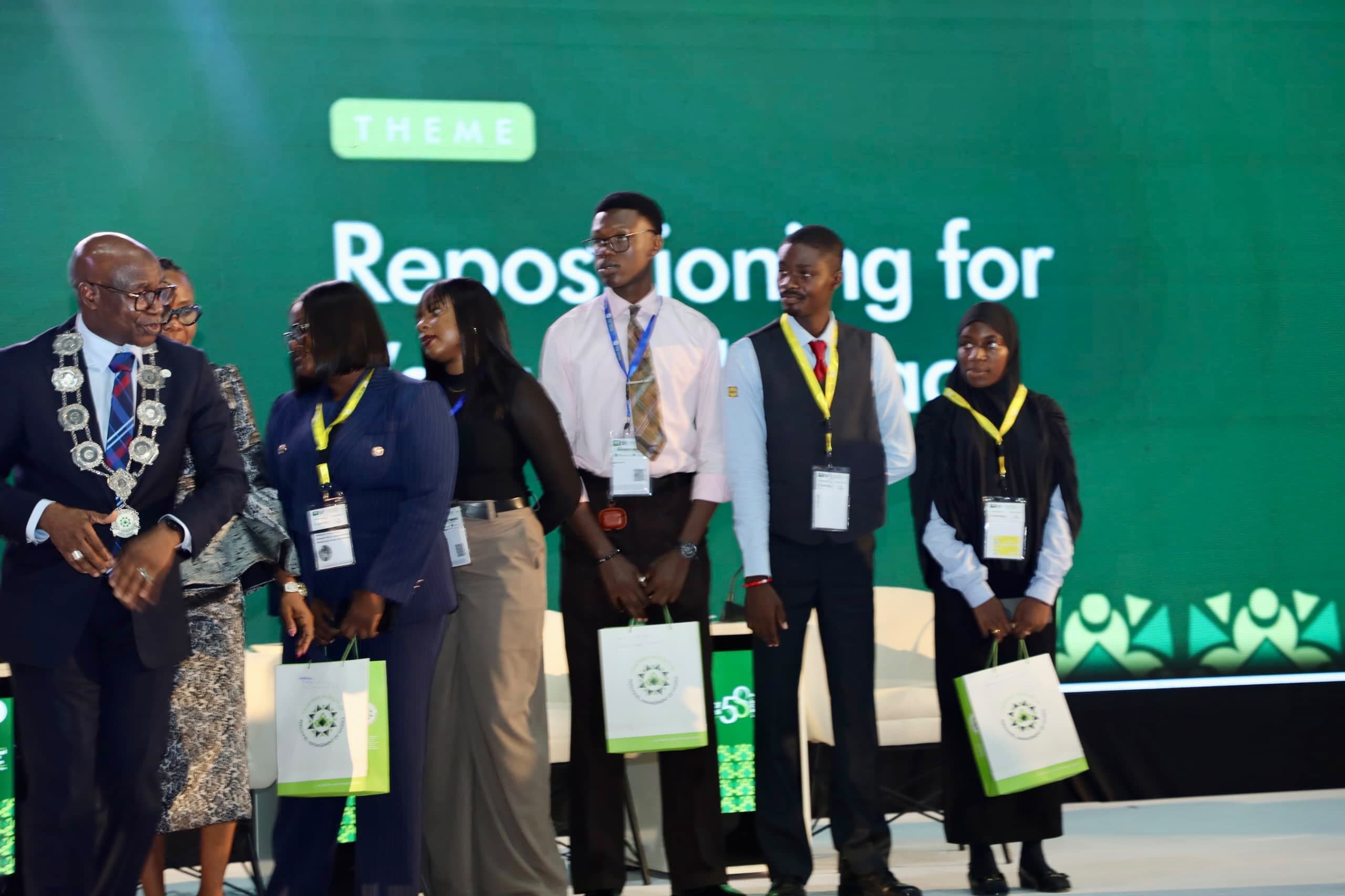 GOUNI receiving  1.5 Million Naira Cash Prize and National Award as 1st Runner-Up of the CIPM National Essay Competition  2026 — photo 2 of 18
