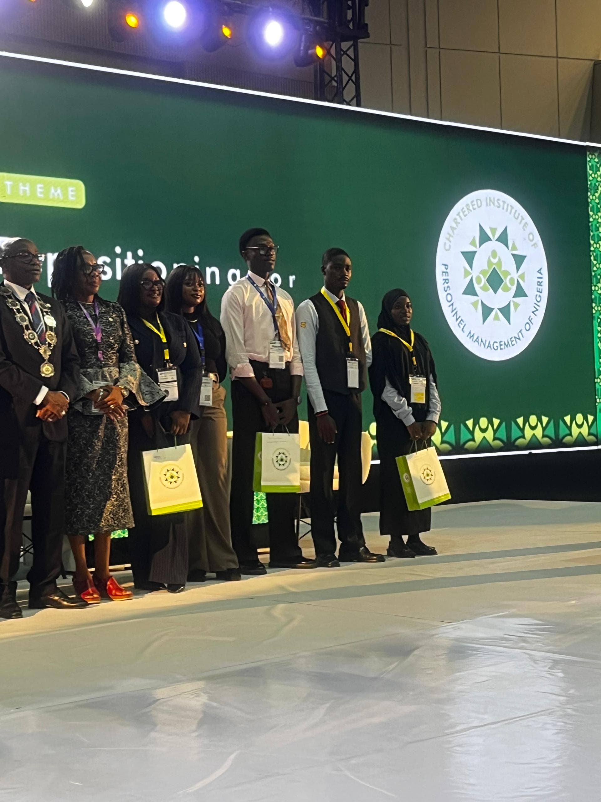 GOUNI receiving  1.5 Million Naira Cash Prize and National Award as 1st Runner-Up of the CIPM National Essay Competition  2026 — photo 6 of 18