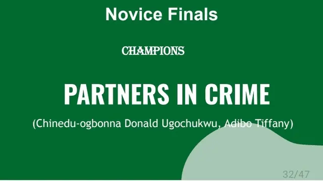 GoUni Debaters Crowned National Novice Champions!