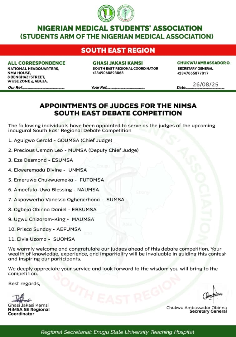 Aguigwo Gerald appointed Chief Judge