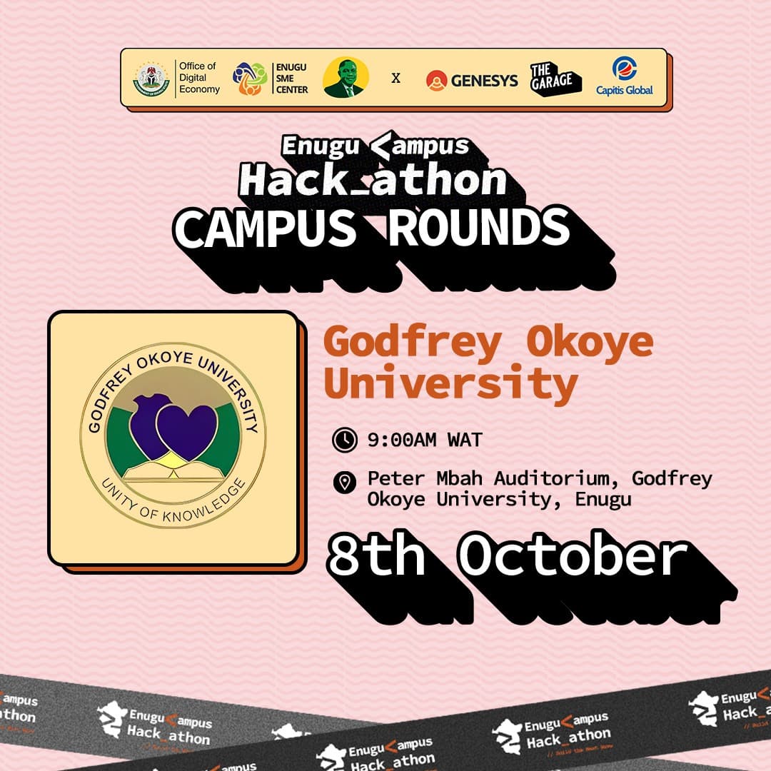 Enugu Campus Hackathon – The Campus Pitch at Godfrey Okoye University