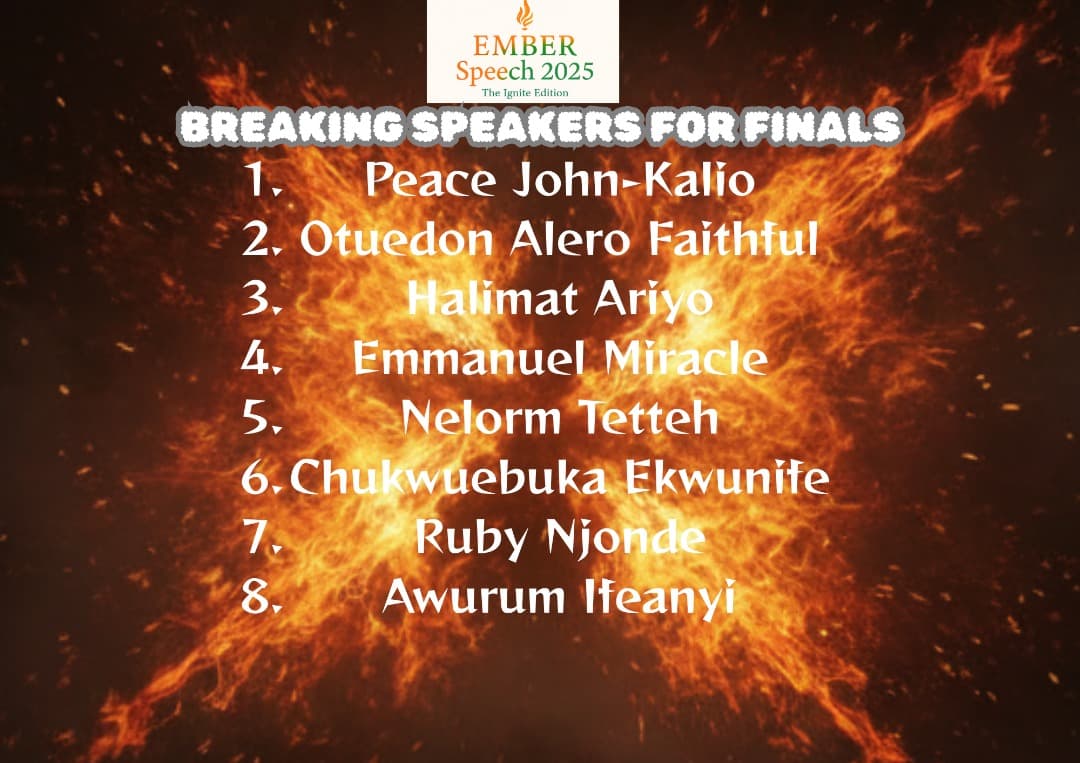 Finals of EMBER Speech 2025