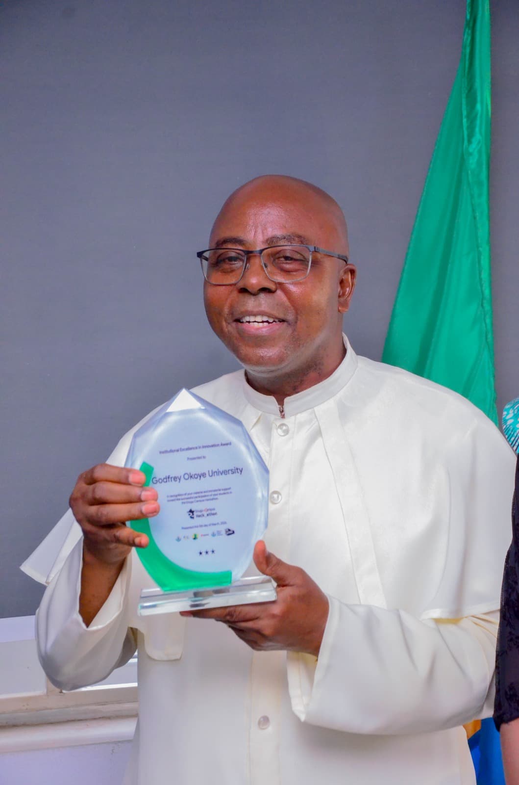 Enugu Campus Hackathon Team Honours Godfrey Okoye University with Institutional Excellence in Innovation Award