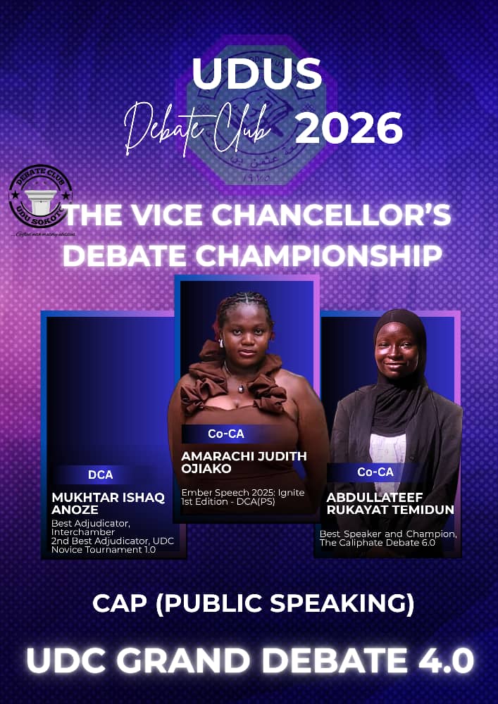 Excellence on the National Circuit: Ojiako Judith Amarachi Appointed Co-Chief Adjudicator for UDC Grand Debate 4.0